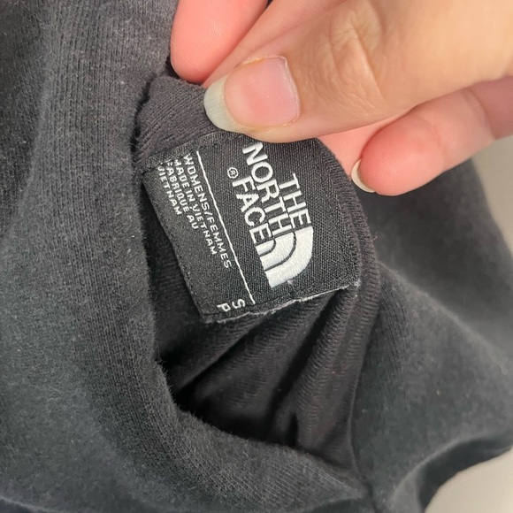 The north face black reversible black quilted hooded vest size small - Picture 3 of 6